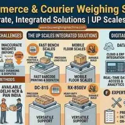 E-commerce & Courier Weighing Scales: Fast, Accurate, Integrated Solutions | UP Scales Delhi NCR