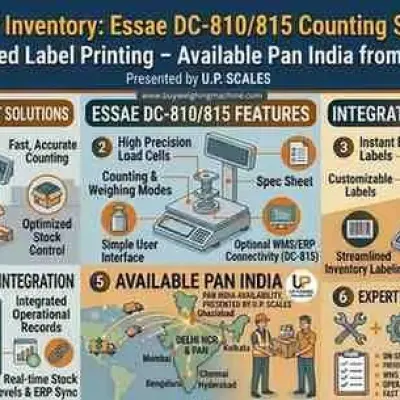Revolutionize Your Retail Business: Essae Printing Scales – SI-810PR, DC-810, DC-815 & RX-850EV – Available Pan India from U.P. SCALES