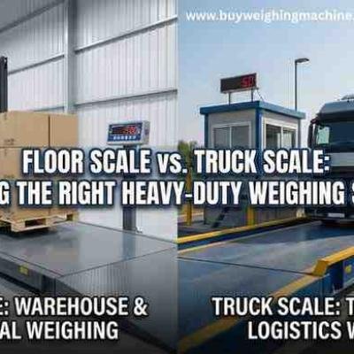 Floor Scale vs. Truck Scale: Choosing the Right Heavy-Duty Weighing Solution
