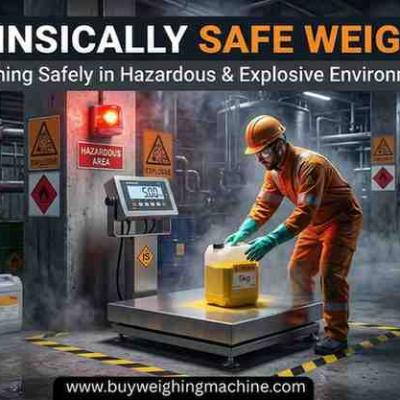 Intrinsically Safe Scales: Weighing Safely in Hazardous & Explosive Environments