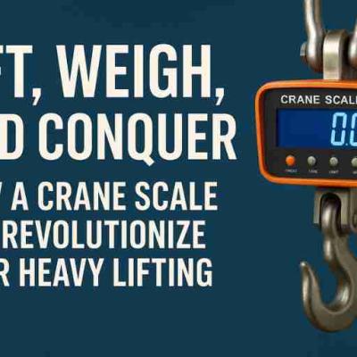 Lift, Weigh, and Conquer: How a Crane Scale Can Revolutionize Your Heavy Lifting