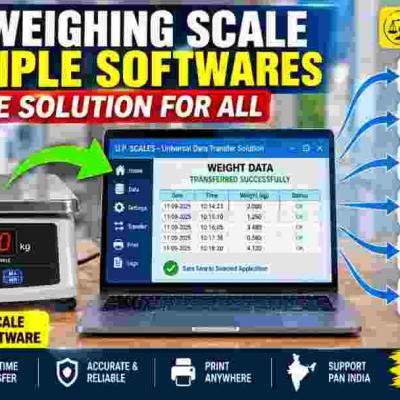 Weighing Scale Data Transfer Software: One Solution for Tally, ERP, Excel, Word, Web & PLC