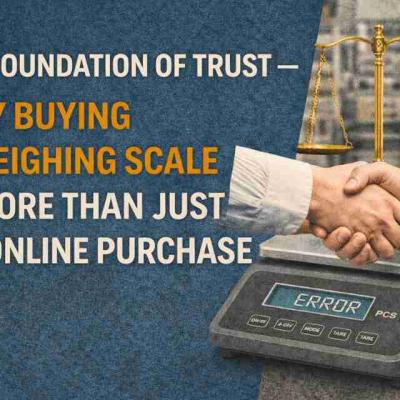 The Foundation of Trust – Why Buying a Weighing Scale is More Than Just an Online Purchase